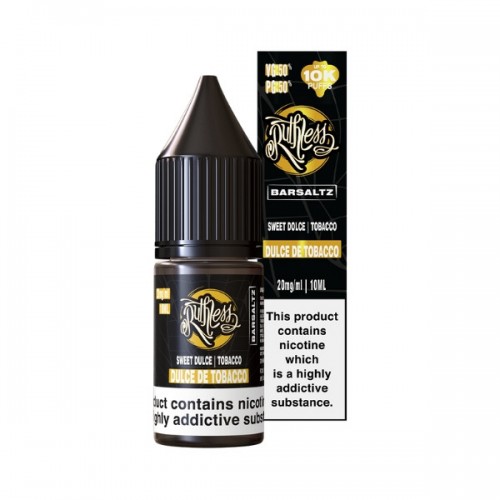 Ruthless Classic Bar Saltz - Nic Salt - Dulce De Tobacco [10MG]