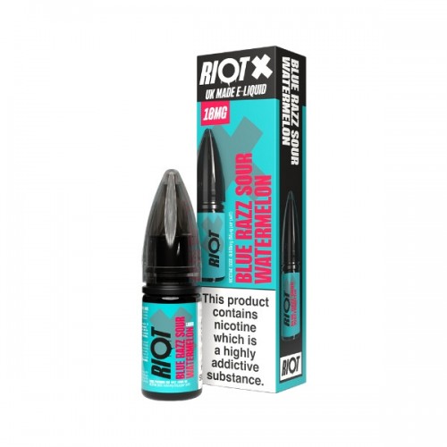 Riot - Nic Salt - X - Blue Razz Sour Watermelon [10MG]