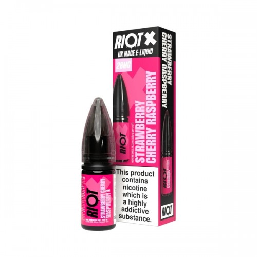 Riot - Nic Salt - X - Strawberry, Cherry & Raspberry [20MG]