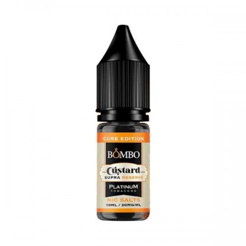Bombo Platinum Tobaccos - Nic Salt - Custard Supra Reserve [10MG]
