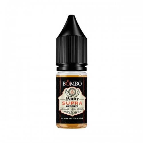 Bombo Platinum Tobaccos - Nic Salt - Nutty Supra Reserve [5MG]