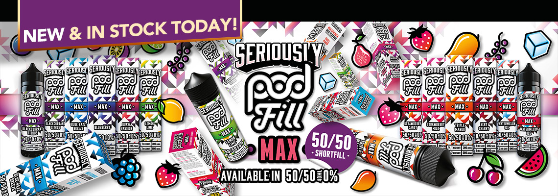 New Doozy Seriously Pod Fill Max 40ml - Order Now at Smoke Purer