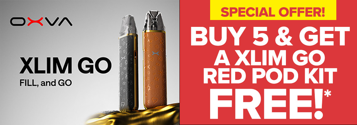 Oxva Xlim Go Pod Kits - Buy 5 Get 1 Free Whilst Stocks Last - Or