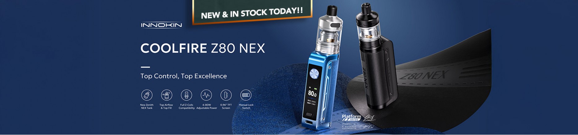 New Innokin Z80 Nex Kit & Mod Only - Order Now at Smoke Pure