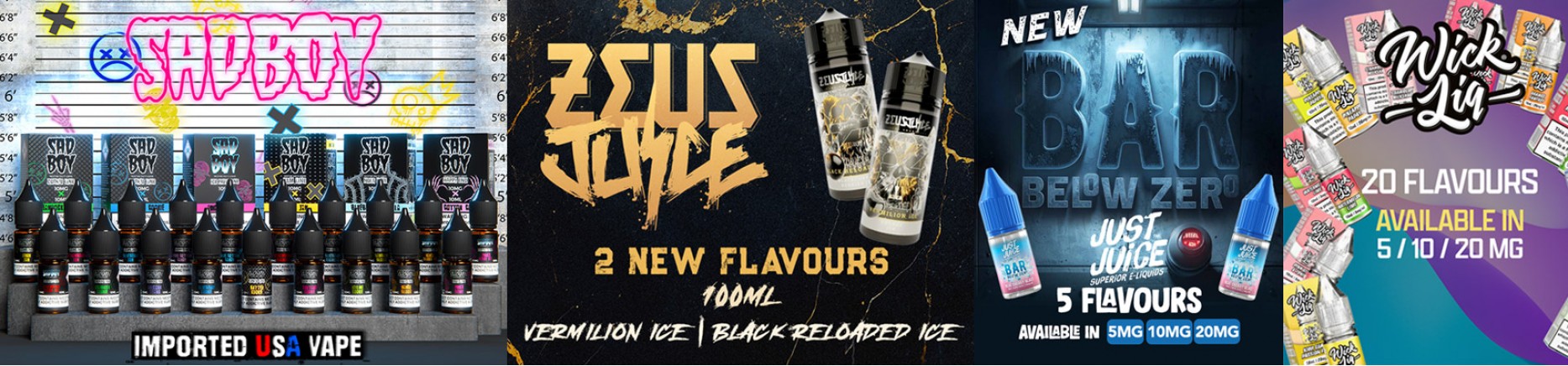 Brand new Liquid Ranges & Flavours - Order Now at Smoke Pure