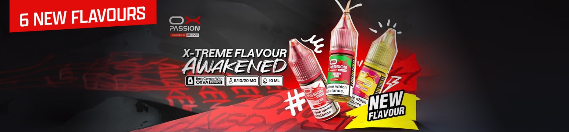 Ox Passion Nic Salts - 5 New Flavours Available in 5/10/20mg - O