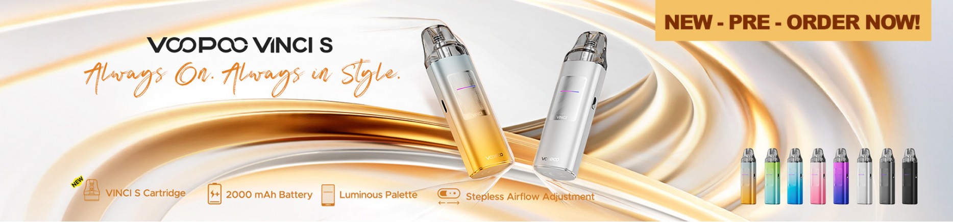 New Vinci S Pod Kit - 2000mah - Pre Order Now at Smoke Purer!!!