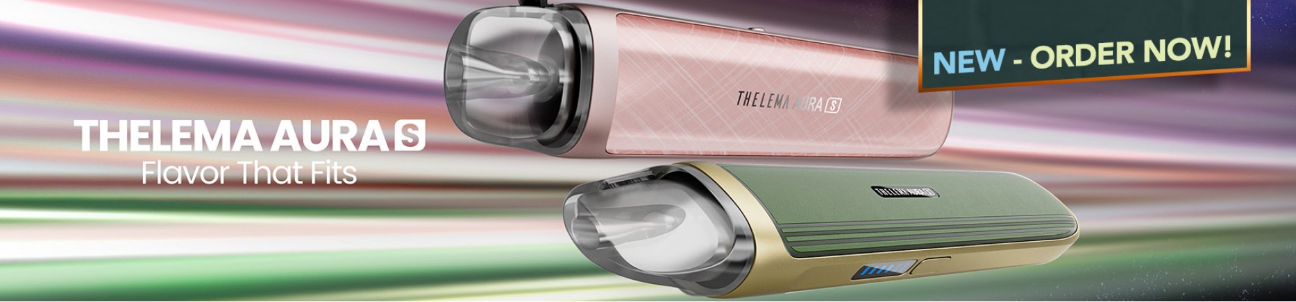 New Lost Vape Thelema Elite Aura S Pod Kit & E Plus V2 Pods