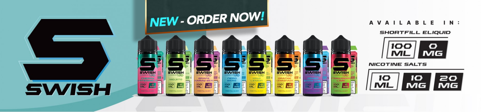 New Swish x Mix Labs Liquid Range - Available in 100ml & Nic
