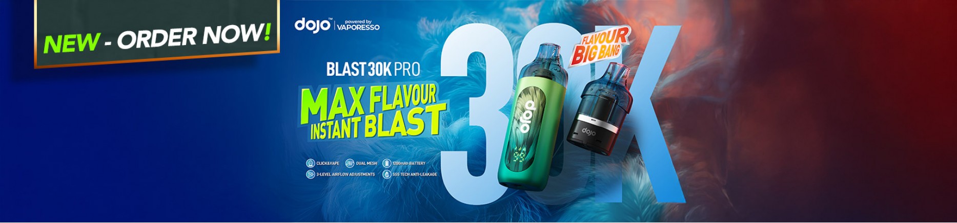 New Dojo Blast 30k Prefilled Pod Kits - Order Now at Smoke Purer