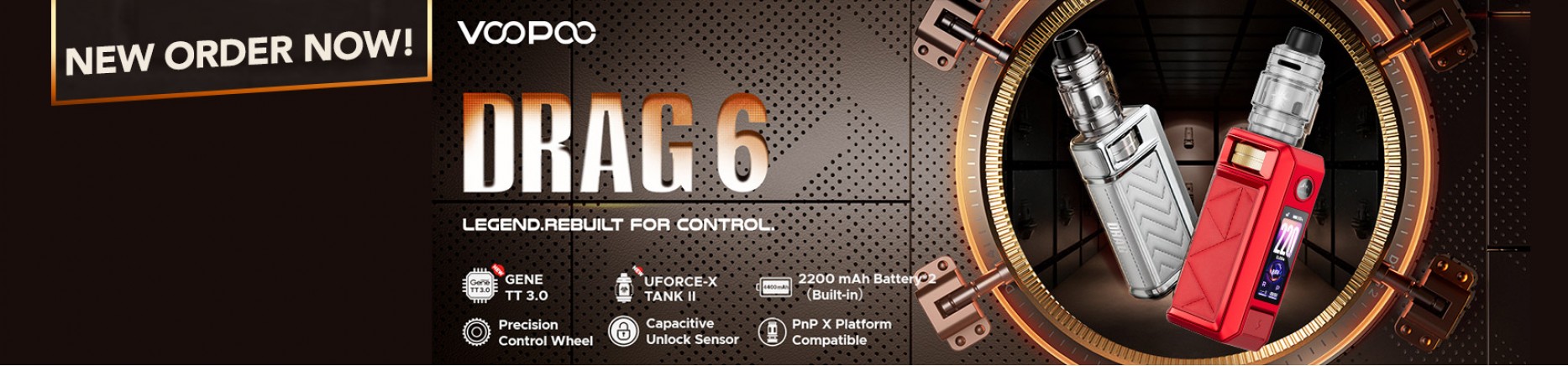 New Voopoo Drag 6 Kit & Mod Only - Order Now at Smoke Purer!