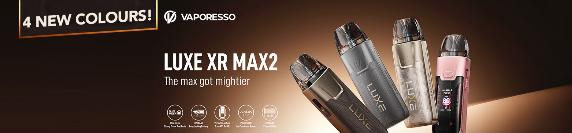 Vaporesso Luxe xr max 2 - 4 New Colours - Order Now at Smoke Pur