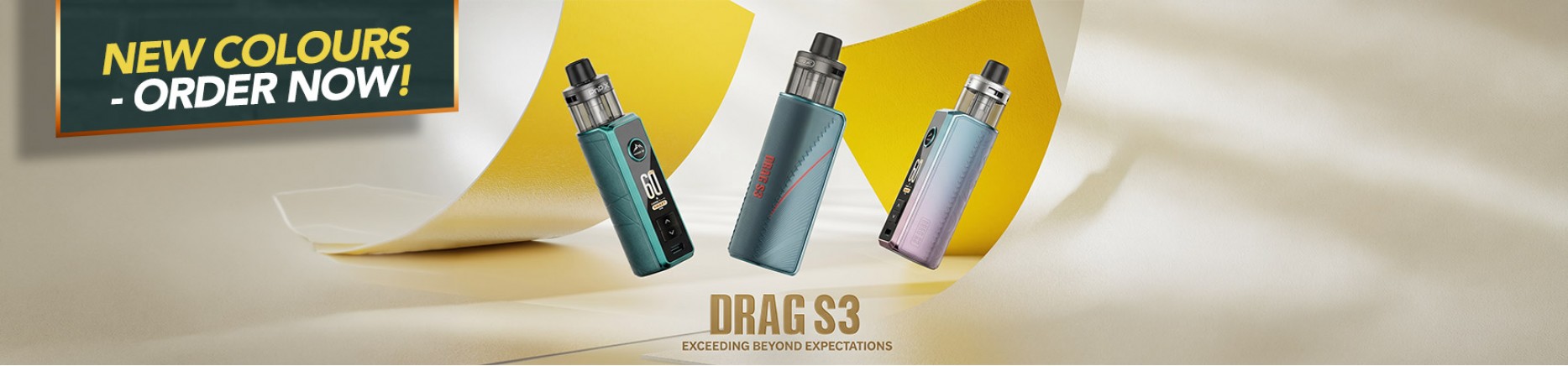 Voopoo Drag S3 & X3 Pod Kits - New Colours - Order Now at Sm