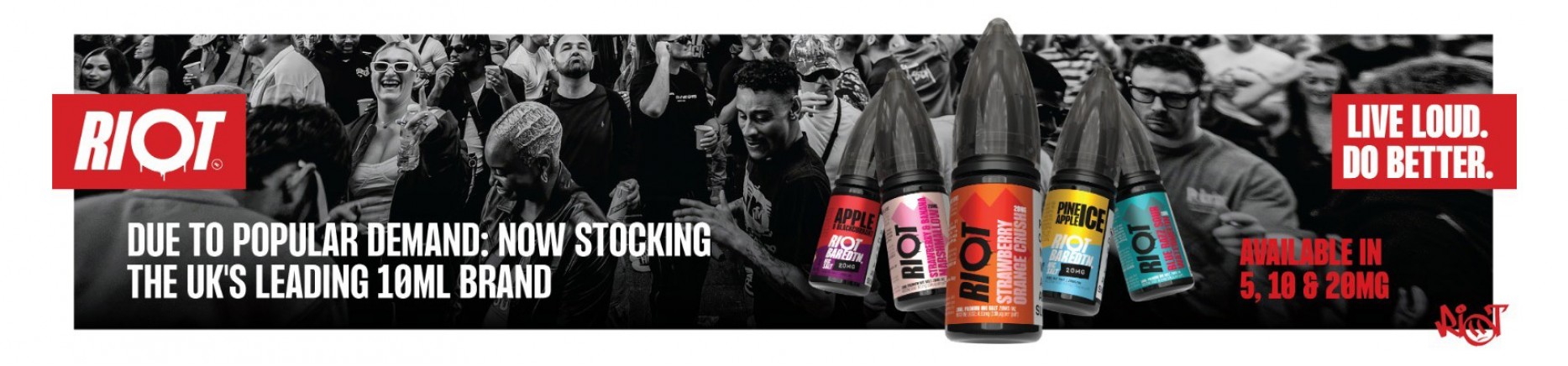 New Riot Squad Bar Edition & X Nic Salts Ranges - Order Now 