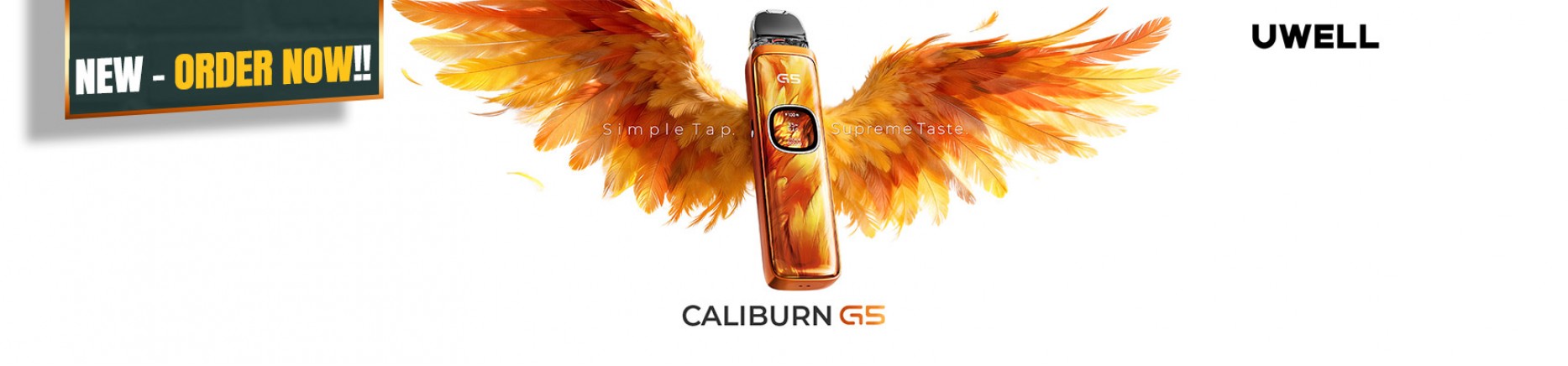 New Uwell Caliburn G5 Pod Kit & GPP Alpha Cartridge - Order 