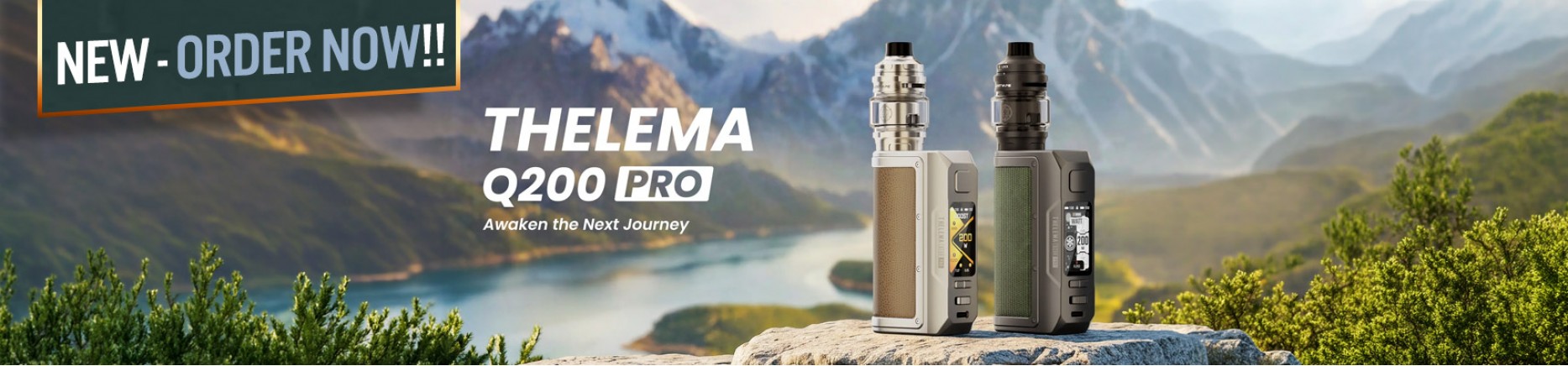 New Lost Vape Thelema Q200 Pro & Thelema Solo 100 Pro Box Mo