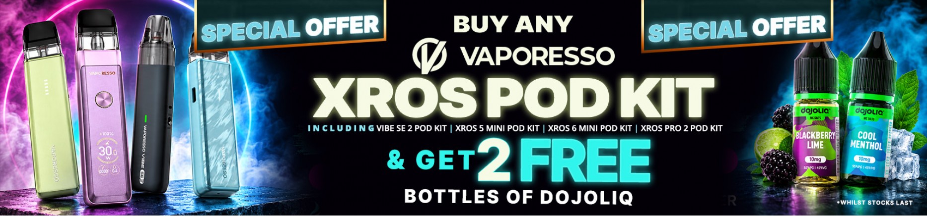 Buy Any Vaporesso Xros Pod Kit Including Vibe se 2 Pod Kit &